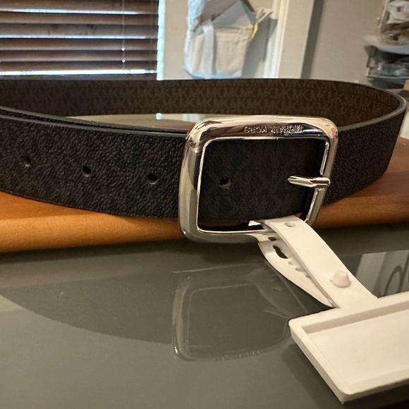 Michael Kors Accessories - Michael Kors monogram reversible leather twist belt NWT Medium